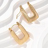 304 Stainless Steel Hoop Earrings for Women EJEW-L296-045G-3