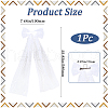 Long Bowknot Polyester Alligaor Hair Clips OHAR-WH20005-07B-2