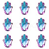 K9 Glass Rhinestone Pendants X-GLAA-TA001-008-1