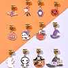 Halloween Alloy Enamel European Dangle Charms PALLOY-FS00014-7
