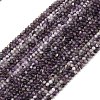 Natural Amethyst Beads Strands G-M445-6mm-01E-2