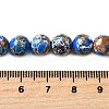 Dyed Natural Magnesite Beads Strands G-L617-D01-8mm-02-5