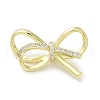 Brass Micro Pave Cubic Zirconia Pendants KK-K371-18G-1