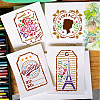 Plastic Drawing Painting Stencils Templates DIY-WH0396-562-4