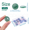 Fashewelry 14Pcs 7 Style Natural Mixed Gemstone Cabochons G-FW0001-14-3