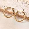 201 Stainless Steel Hoop Earrings EJEW-P304-14B-G-1