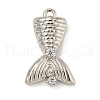 Brass with Clear Cubic Zirconia Pendants KK-G508-01B-P-1