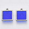 201 Stainless Steel Pendants STAS-R100-44B-2