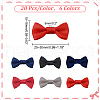   120Pcs 6 Colors Handmade Woven Costume Accessories WOVE-PH0001-18A-2