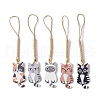 Acrylic Mobile Straps HJEW-JM02064-1