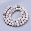 Natural White Agate Beads Strands G-K410-11-6mm-2