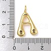 Rack Plating Brass Micro Pave Cubic Zirconia Pendants X-KK-A200-24G-A-3