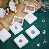 BENECREAT 48Pcs Plastic Jewelry Loose Diamond Gems Storage Boxes OBOX-BC0001-53-5