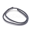 Non-magnetic Synthetic Hematite Beads Strands G-I208-03F-A-4x1mm-1