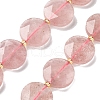 Natural Strawberry Quartz Beads Strands G-C116-A166-03-2