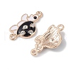 Alloy Enamel Connector Charms ENAM-I054-04B-2