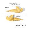 Fashionable Stainless Steel Leaf Hair Bobby Pin for Women SH3836-2-2