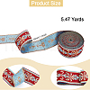 CHGCRAFT Embroidery Polyester Ribbon OCOR-CA0001-27A-2