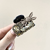 Rabbit Alloy & Plastic Claw Hair Clips for Women Girl PW-WGD331E-03-1