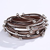 PU Leather Multi-layered Bracelets WG13214-09-1