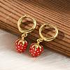 Brass Hoop Earrings EJEW-S251-04B-G-2