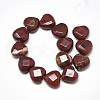 Natural Red Rainbow Jasper Beads Strands G-S357-E02-02-2