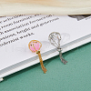 SUPERFINDINGS 2Pcs 2 Colors Brass Hollow Round Cage Pendant Decorations AJEW-FH0004-30-5