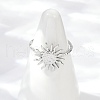 304 Stainless Steel Open Cuff Rings RJEW-D306-04P-5