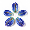 Printed Natural Cowrie Shell Beads X-SSHEL-R047-01-A01-2