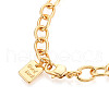Brass Cable Chain Bracelets for Women BJEW-N032-07B-G-3