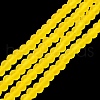 Transparent Glass Beads Strands EGLA-A034-T4mm-MD17-2