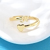 Brass Cuff Rings for Women RJEW-U044-K-2