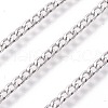 Tarnish Resistant 304 Stainless Steel Curb Chains CHS-E018-05P-1