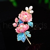 Peony Enamel Pins PW-WG36885-01-1