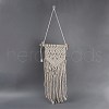 Cotton Cord Macrame Woven Wall Hanging HJEW-C010-10-3