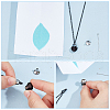 CREATCABIN Stainless Steel Urn Ashes Necklace NJEW-CN0001-03B-5