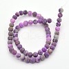Natural & Dyed Gemstone Round Beads Strands G-D661-12mm-1-2