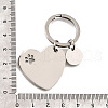 304 Stainless Steel Keychains KEYC-K024-01P-3