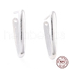 925 Sterling Silver Ice Pick Pinch Bails STER-D035-23S-02-4