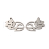Non-Tarnish 201 Stainless Steel Pendants STAS-K251-062P-1