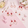 SUNNYCLUE DIY Heart Themed Earring Making Kits DIY-SC0001-42-5