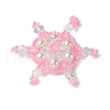 Christmas Seed Beads Beaded Charms PALLOY-MZ00300-03-3