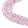 Dyed Natural Malaysia Jade Rondelle Beads Strands G-E316-2x4mm-46-8