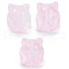 Transparent Spray Paint Glass Beads X1-GLAA-H035-01D-1
