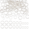 DICOSMETIC 120Pcs 3 Styles 304 Stainless Steel Split Rings STAS-DC0009-12-1