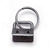 Electroplate Iron Split Key Rings IFIN-WH0044-01A-AS-1