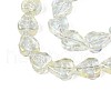 Electroplate Glass Beads Strands EGLA-S188-16-B03-3