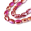 Electroplate Glass Beads Strands EGLA-S194-11A-A03-3