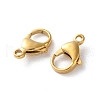 304 Stainless Steel Lobster Claw Clasps STAS-V007-01F-G-2