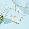 Beebeecraft Brass Cubic Zirconia Pendants ZIRC-BBC0001-14-5
